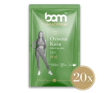 fit zajtrk jabolcna pita 20 kos