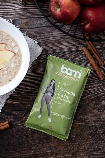 Oatmeal, jabolčna pita, 60 g