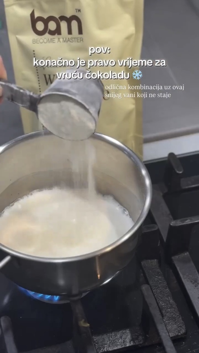 Vreme za belo vročo čokolado